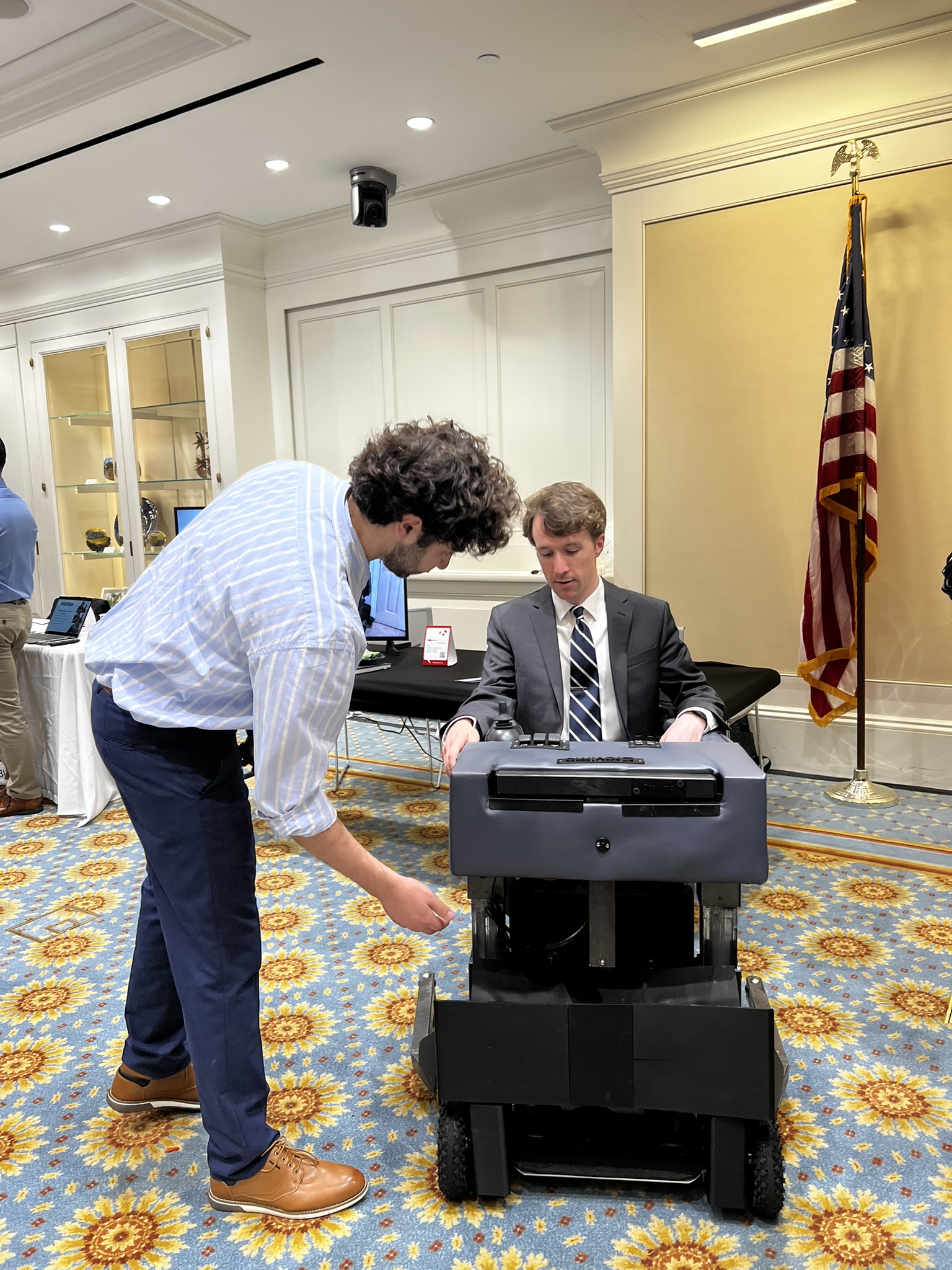 Product Demonstration at MA State House